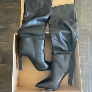 Michael Kors high black heel boots